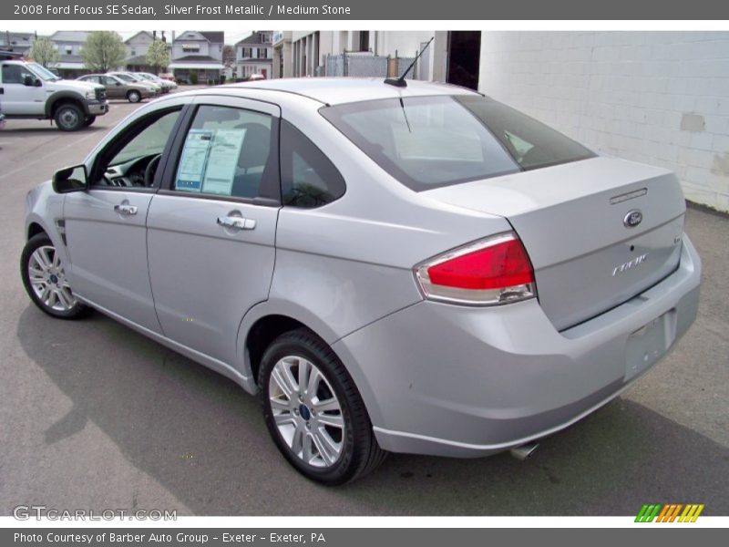 Silver Frost Metallic / Medium Stone 2008 Ford Focus SE Sedan