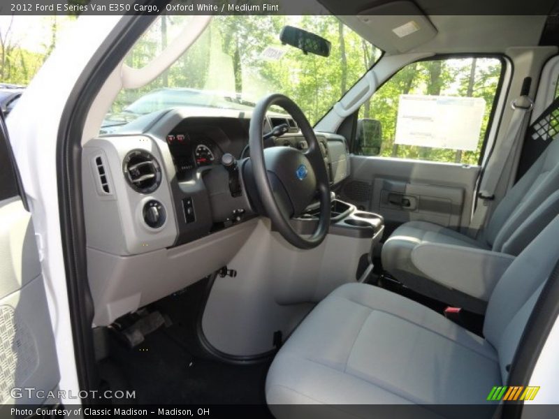  2012 E Series Van E350 Cargo Medium Flint Interior