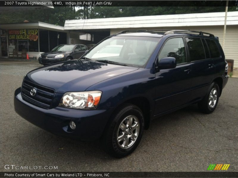 Indigo Ink Pearl / Ash Gray 2007 Toyota Highlander V6 4WD