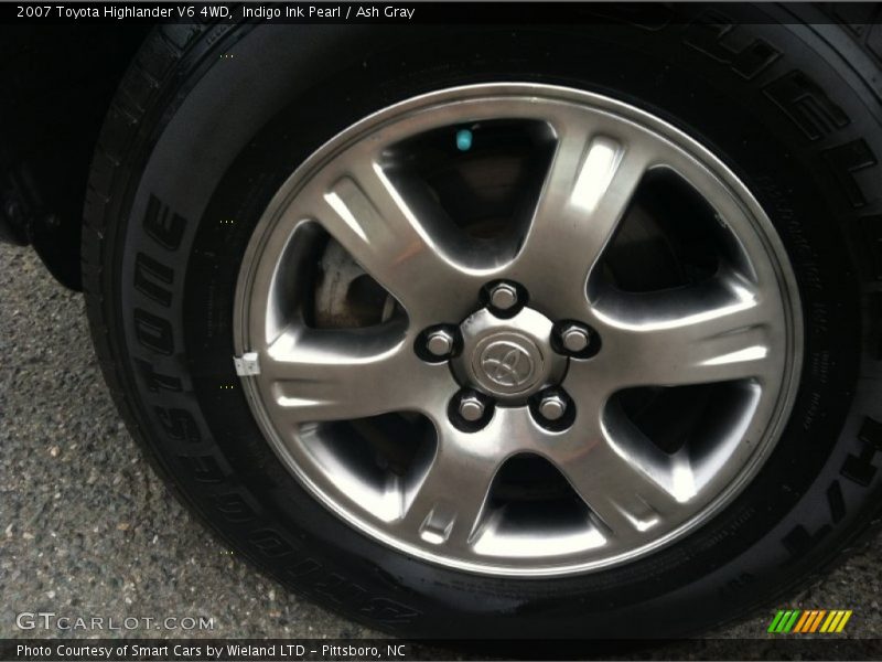 Indigo Ink Pearl / Ash Gray 2007 Toyota Highlander V6 4WD