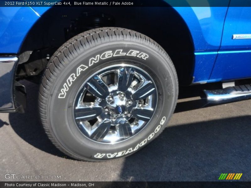Blue Flame Metallic / Pale Adobe 2012 Ford F150 XLT SuperCab 4x4