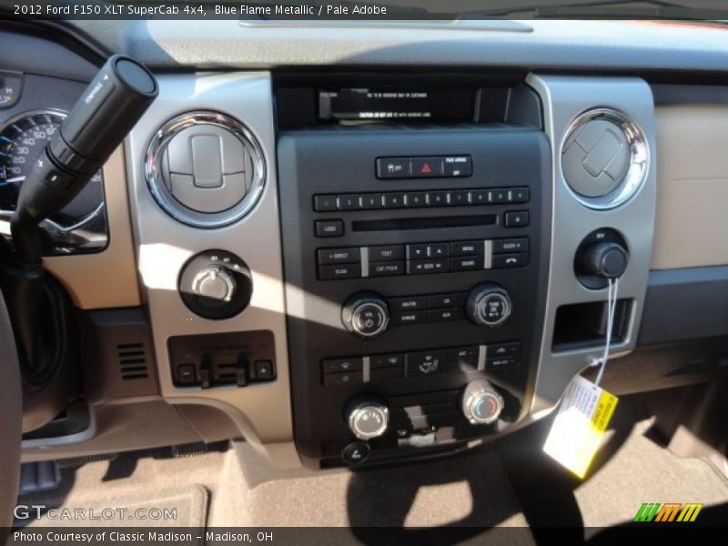 Blue Flame Metallic / Pale Adobe 2012 Ford F150 XLT SuperCab 4x4