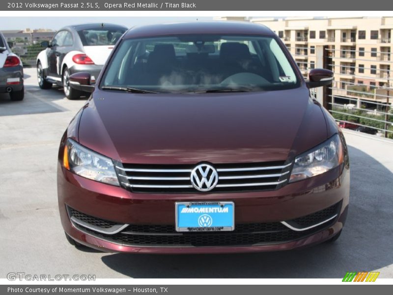 Opera Red Metallic / Titan Black 2012 Volkswagen Passat 2.5L S