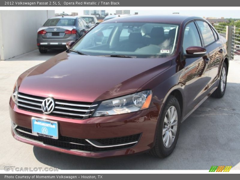 Opera Red Metallic / Titan Black 2012 Volkswagen Passat 2.5L S