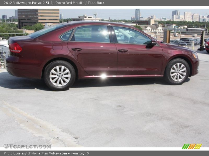 Opera Red Metallic / Titan Black 2012 Volkswagen Passat 2.5L S