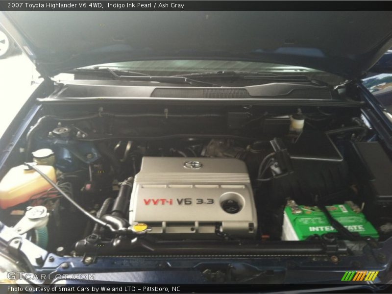 Indigo Ink Pearl / Ash Gray 2007 Toyota Highlander V6 4WD