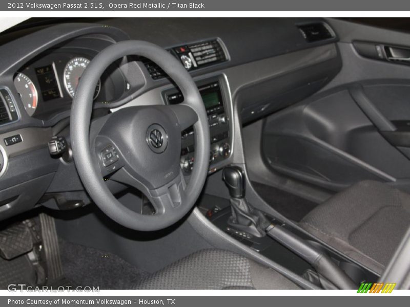 Opera Red Metallic / Titan Black 2012 Volkswagen Passat 2.5L S