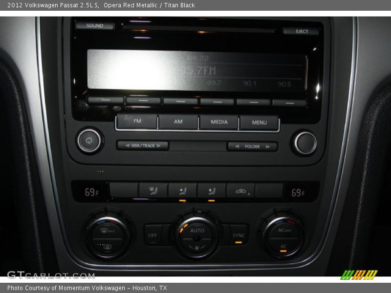 Opera Red Metallic / Titan Black 2012 Volkswagen Passat 2.5L S