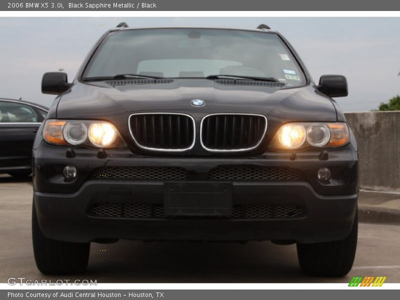 Black Sapphire Metallic / Black 2006 BMW X5 3.0i