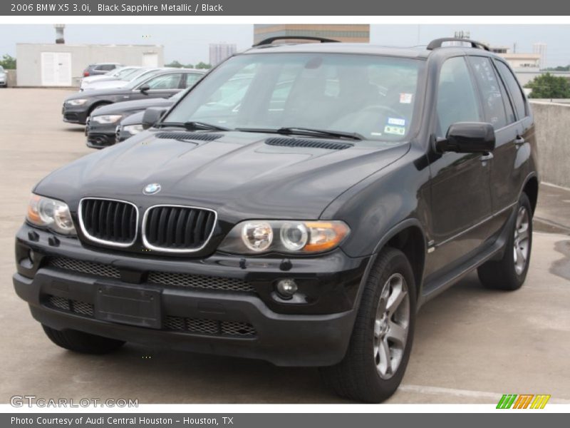 Black Sapphire Metallic / Black 2006 BMW X5 3.0i