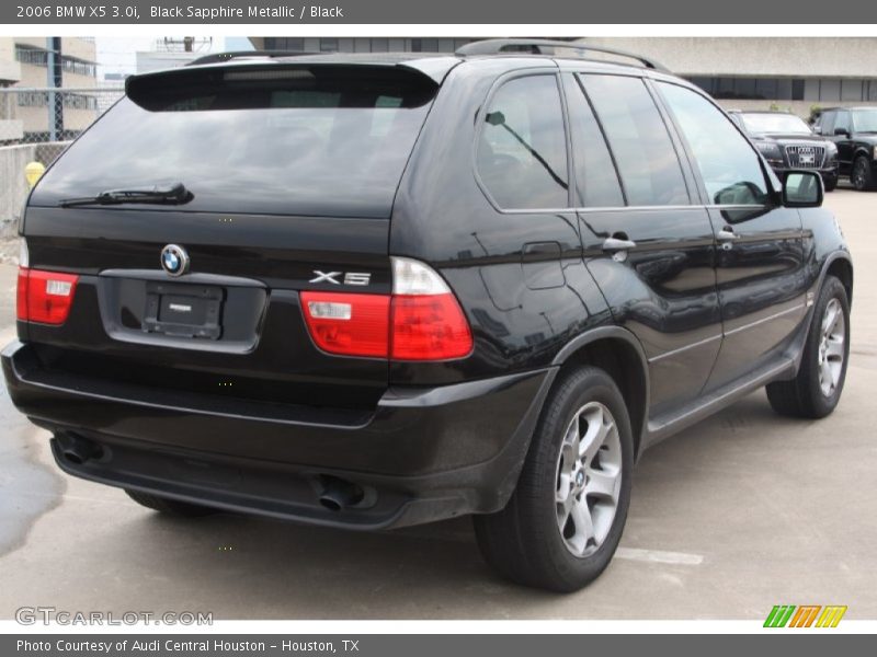 Black Sapphire Metallic / Black 2006 BMW X5 3.0i