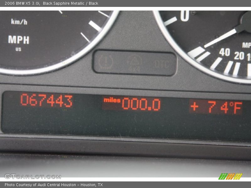 Black Sapphire Metallic / Black 2006 BMW X5 3.0i