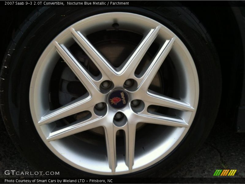Nocturne Blue Metallic / Parchment 2007 Saab 9-3 2.0T Convertible