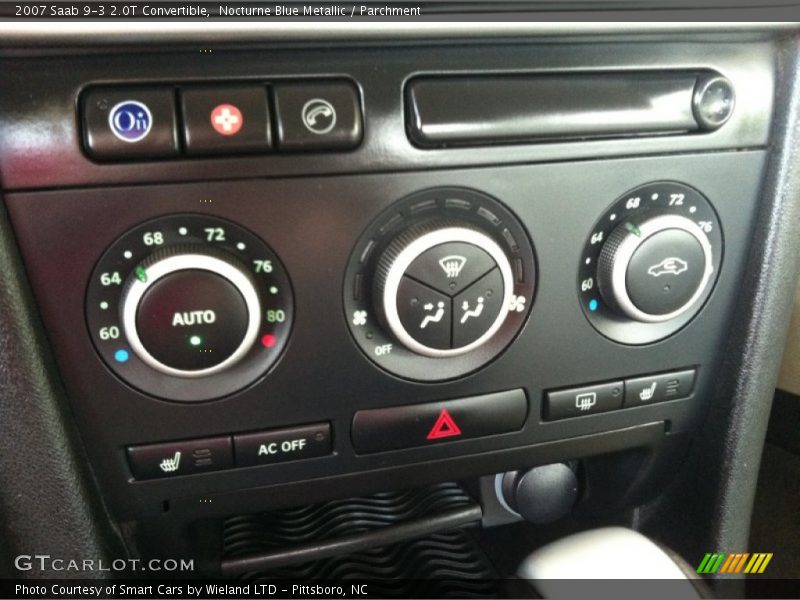 Nocturne Blue Metallic / Parchment 2007 Saab 9-3 2.0T Convertible