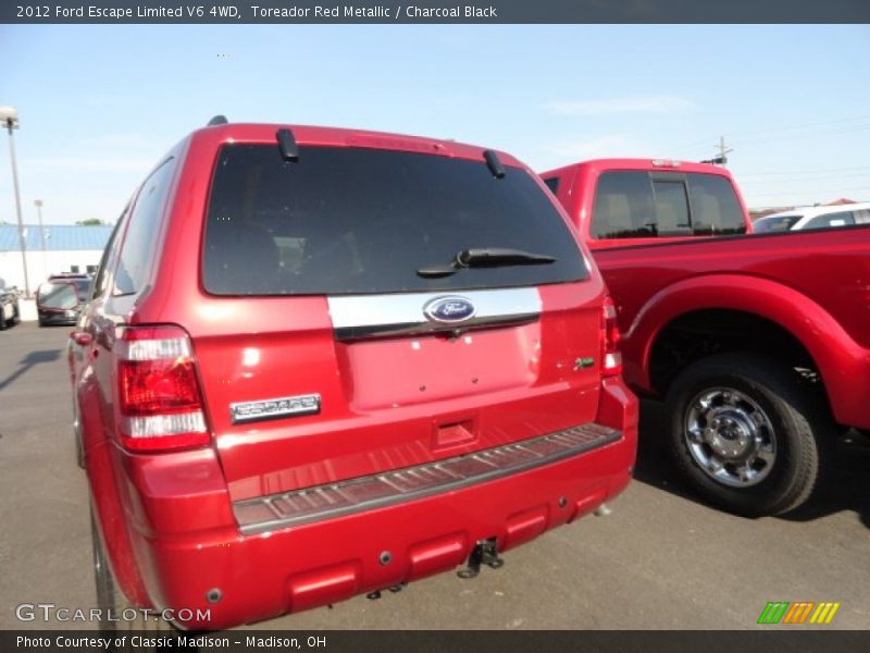 Toreador Red Metallic / Charcoal Black 2012 Ford Escape Limited V6 4WD