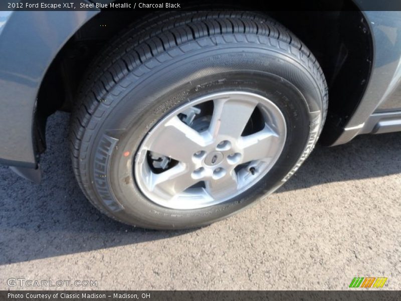 Steel Blue Metallic / Charcoal Black 2012 Ford Escape XLT