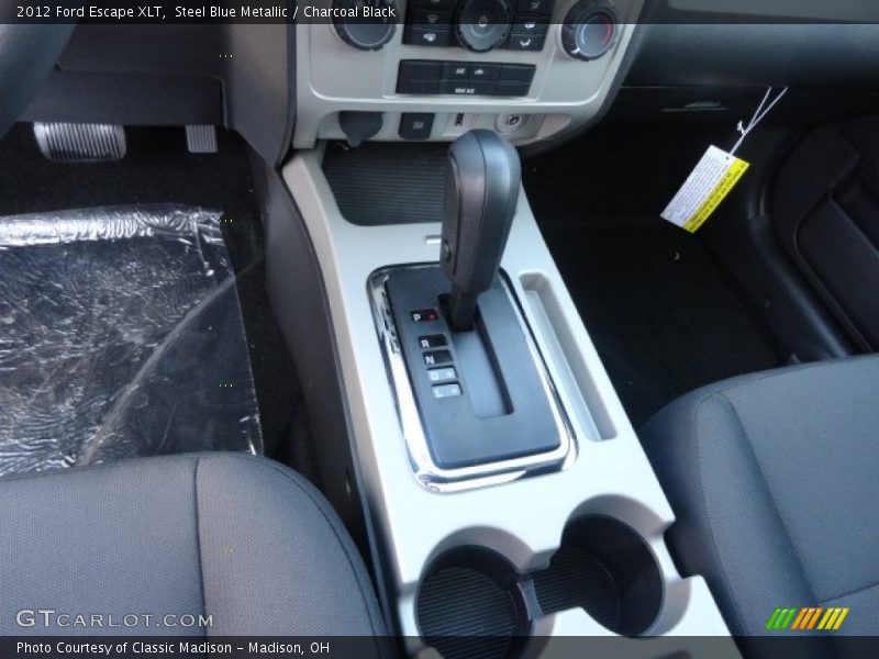 Steel Blue Metallic / Charcoal Black 2012 Ford Escape XLT