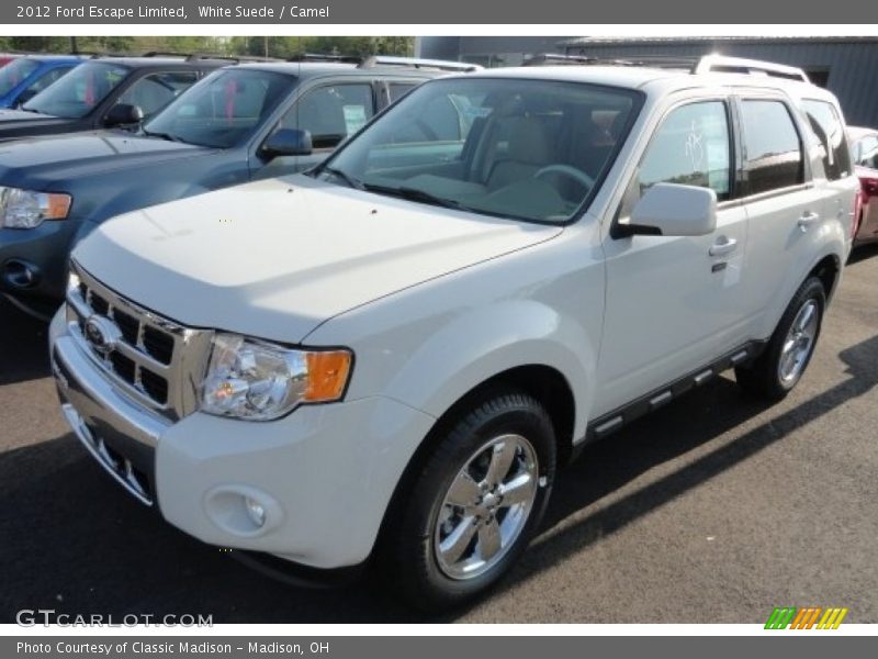 White Suede / Camel 2012 Ford Escape Limited