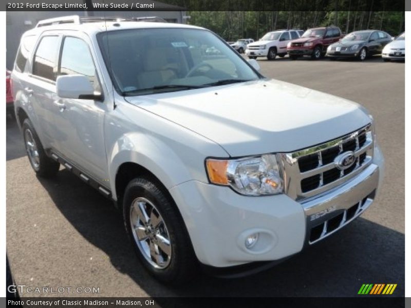 White Suede / Camel 2012 Ford Escape Limited