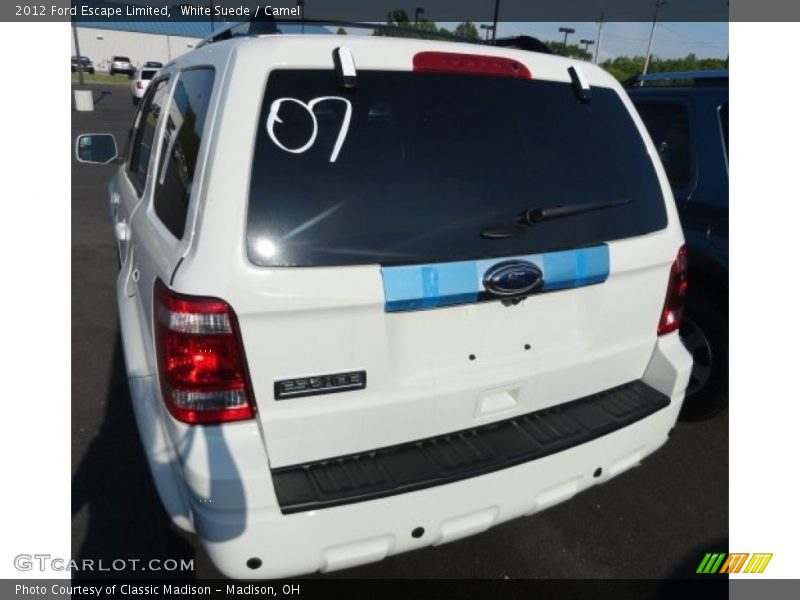 White Suede / Camel 2012 Ford Escape Limited