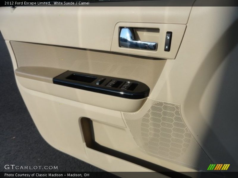 White Suede / Camel 2012 Ford Escape Limited