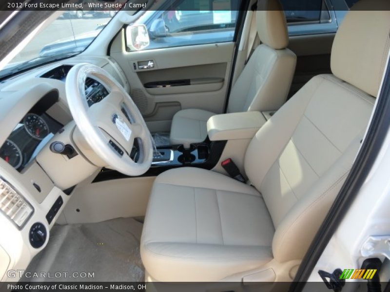 White Suede / Camel 2012 Ford Escape Limited