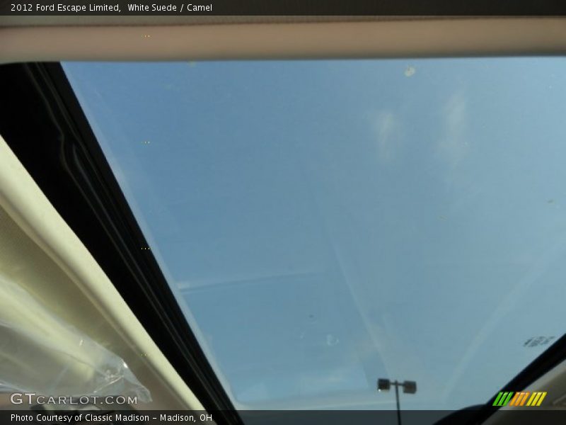 White Suede / Camel 2012 Ford Escape Limited