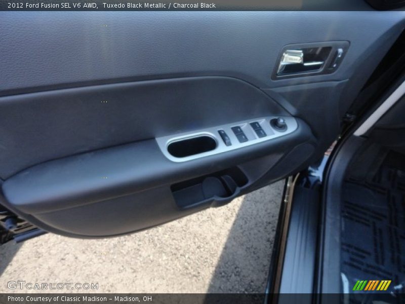 Tuxedo Black Metallic / Charcoal Black 2012 Ford Fusion SEL V6 AWD