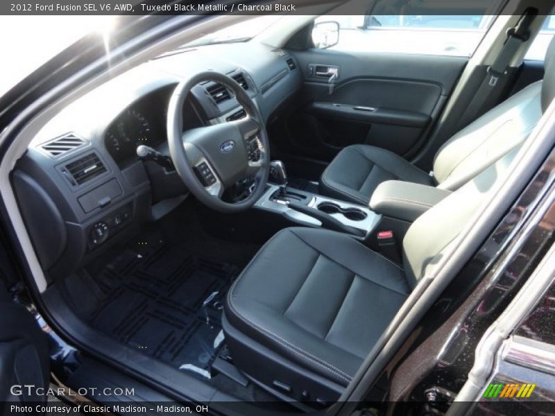 Tuxedo Black Metallic / Charcoal Black 2012 Ford Fusion SEL V6 AWD