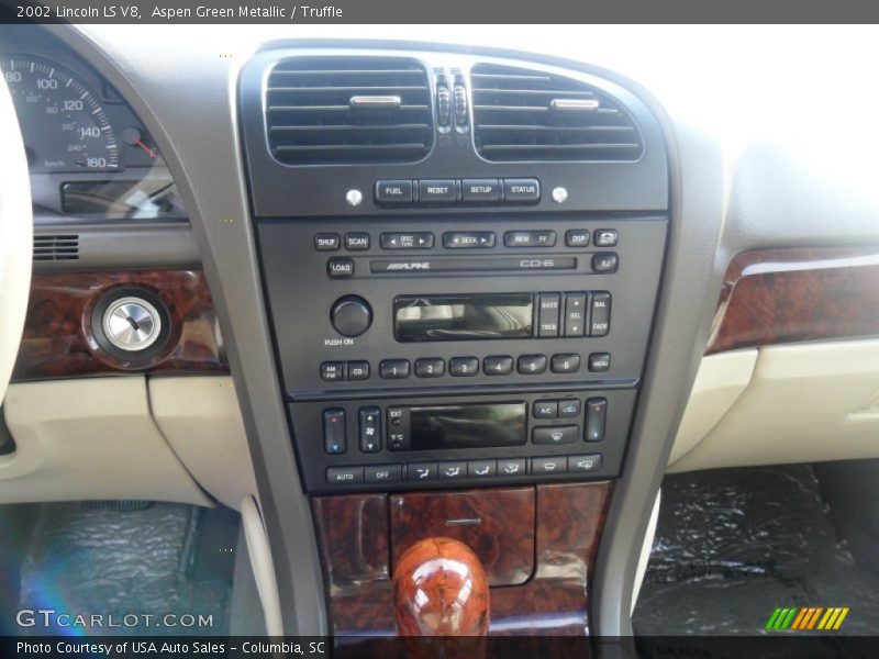Aspen Green Metallic / Truffle 2002 Lincoln LS V8