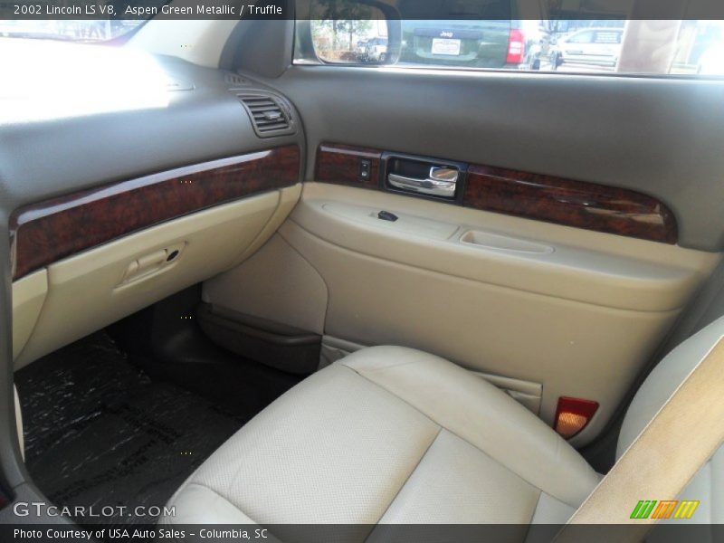 Aspen Green Metallic / Truffle 2002 Lincoln LS V8