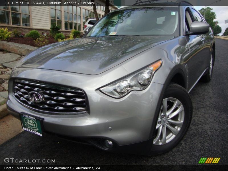 Platinum Graphite / Graphite 2011 Infiniti FX 35 AWD