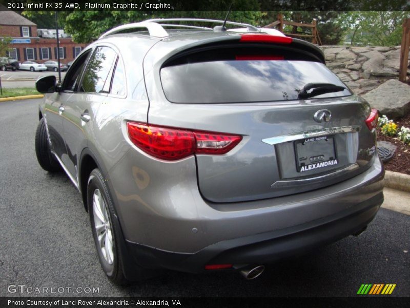 Platinum Graphite / Graphite 2011 Infiniti FX 35 AWD
