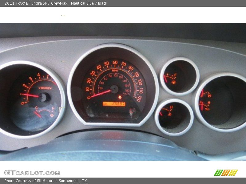 Nautical Blue / Black 2011 Toyota Tundra SR5 CrewMax