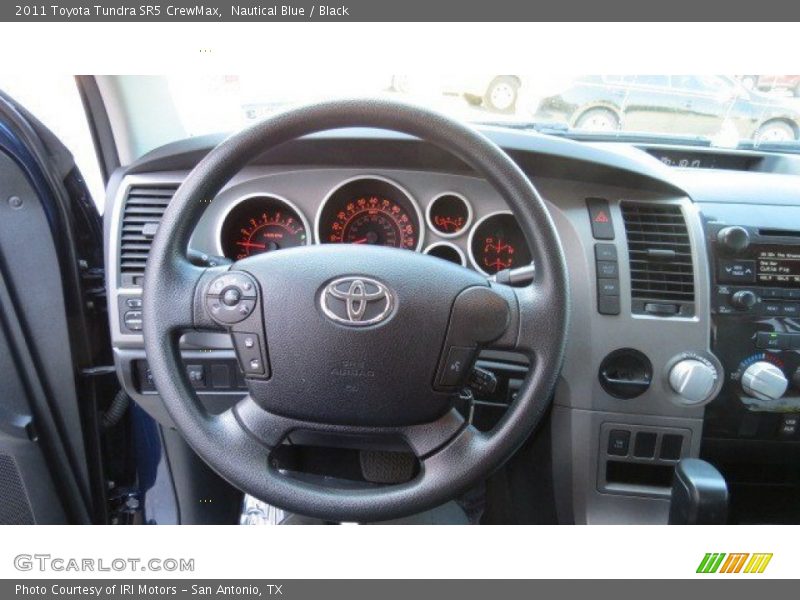 Nautical Blue / Black 2011 Toyota Tundra SR5 CrewMax