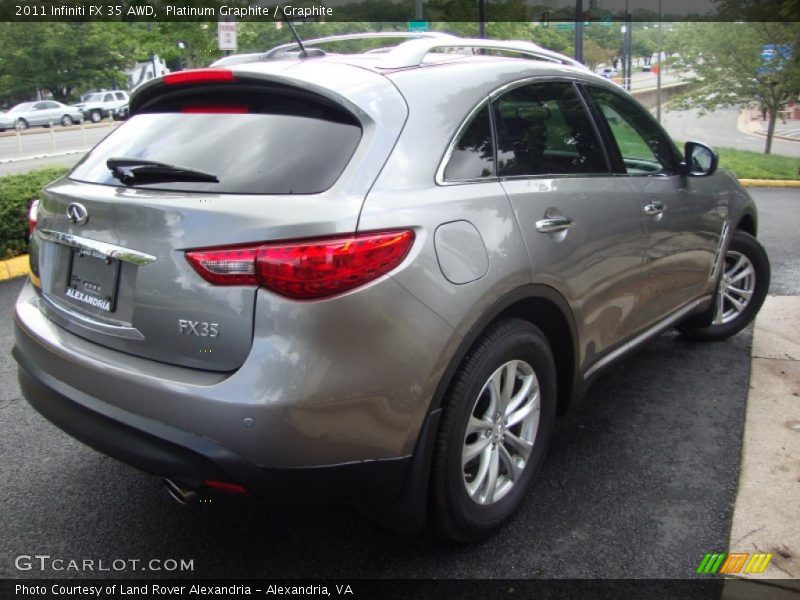 Platinum Graphite / Graphite 2011 Infiniti FX 35 AWD