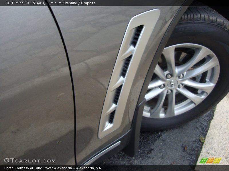 Platinum Graphite / Graphite 2011 Infiniti FX 35 AWD