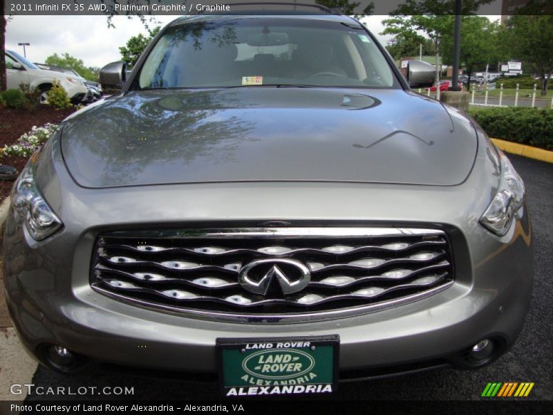 Platinum Graphite / Graphite 2011 Infiniti FX 35 AWD