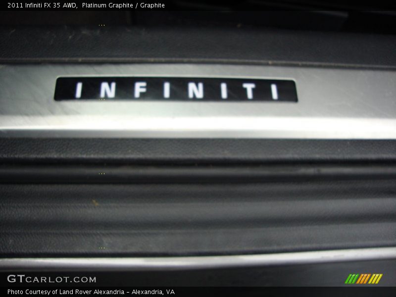 Platinum Graphite / Graphite 2011 Infiniti FX 35 AWD