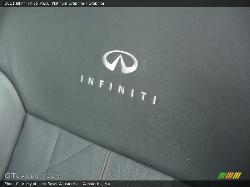 Platinum Graphite / Graphite 2011 Infiniti FX 35 AWD