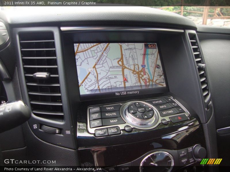 Platinum Graphite / Graphite 2011 Infiniti FX 35 AWD