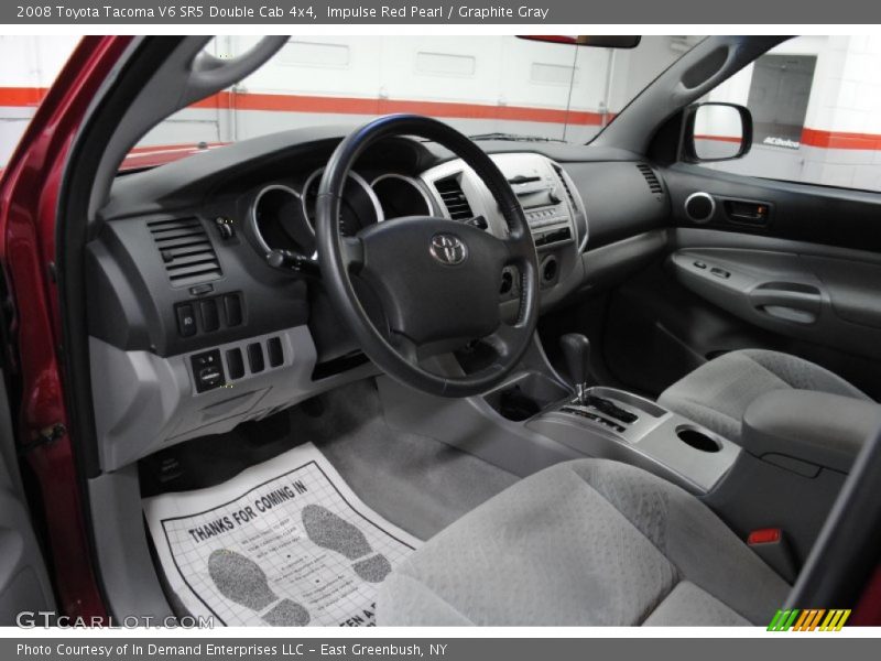 Impulse Red Pearl / Graphite Gray 2008 Toyota Tacoma V6 SR5 Double Cab 4x4