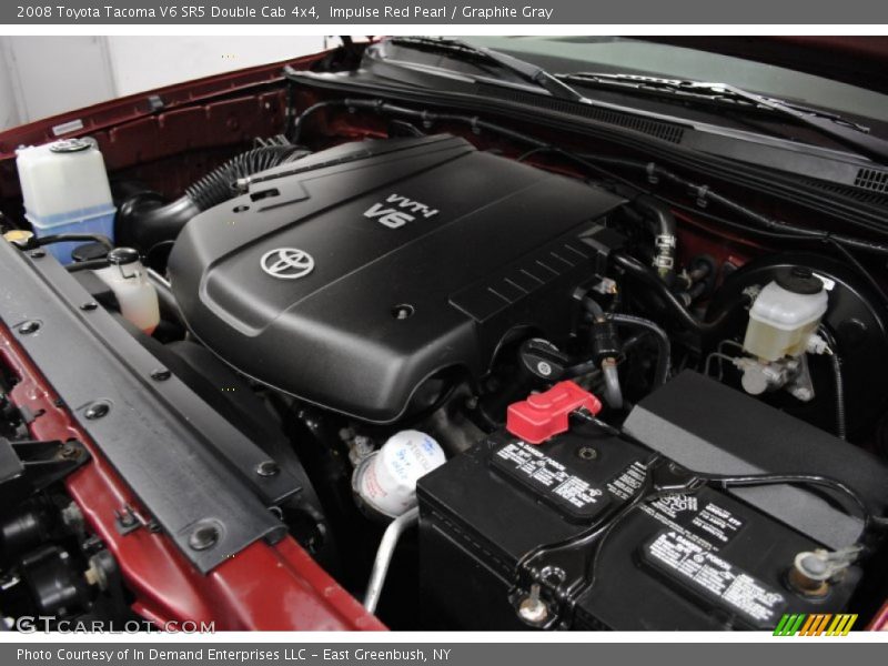 Impulse Red Pearl / Graphite Gray 2008 Toyota Tacoma V6 SR5 Double Cab 4x4