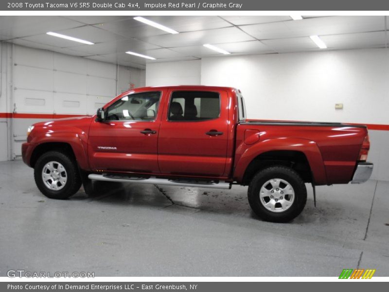 Impulse Red Pearl / Graphite Gray 2008 Toyota Tacoma V6 SR5 Double Cab 4x4