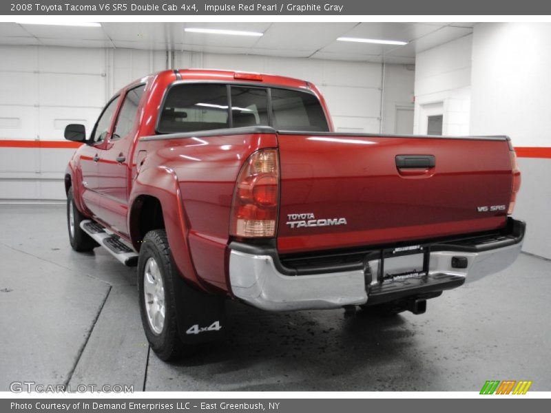 Impulse Red Pearl / Graphite Gray 2008 Toyota Tacoma V6 SR5 Double Cab 4x4