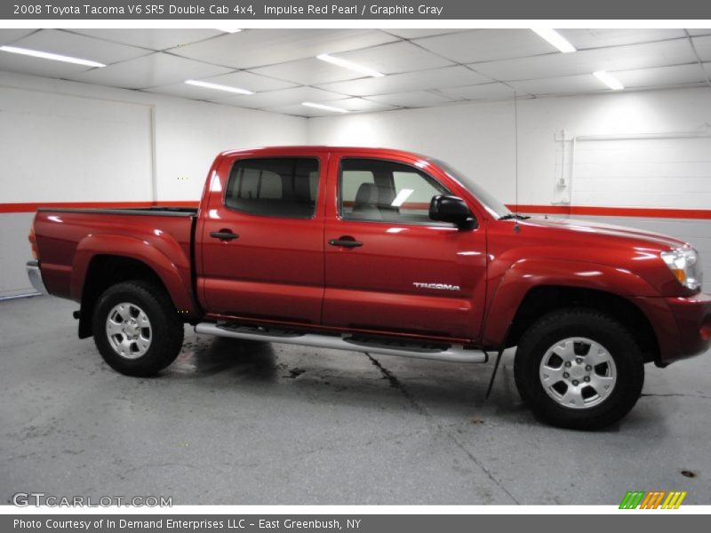 Impulse Red Pearl / Graphite Gray 2008 Toyota Tacoma V6 SR5 Double Cab 4x4