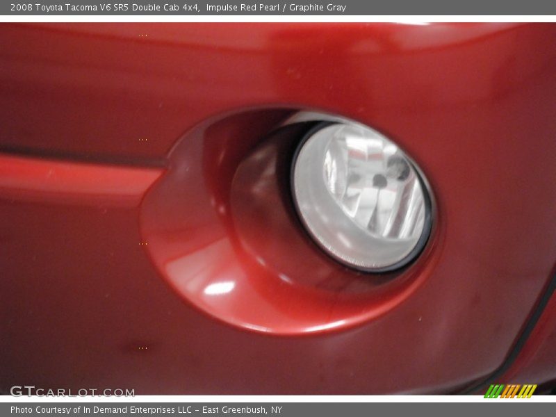 Impulse Red Pearl / Graphite Gray 2008 Toyota Tacoma V6 SR5 Double Cab 4x4