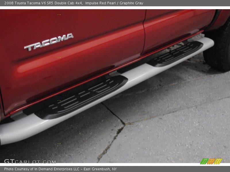 Impulse Red Pearl / Graphite Gray 2008 Toyota Tacoma V6 SR5 Double Cab 4x4