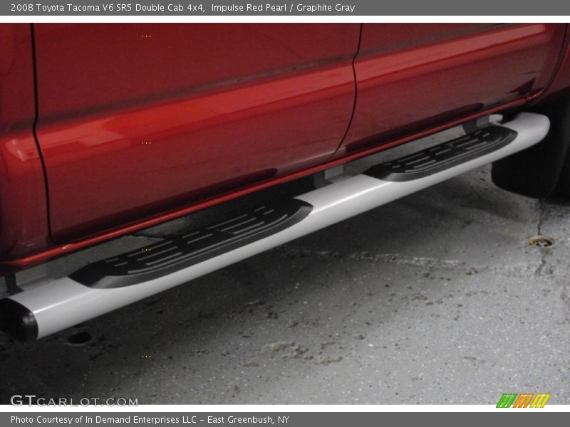 Impulse Red Pearl / Graphite Gray 2008 Toyota Tacoma V6 SR5 Double Cab 4x4