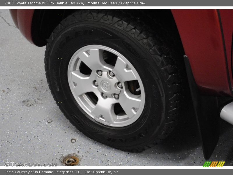Impulse Red Pearl / Graphite Gray 2008 Toyota Tacoma V6 SR5 Double Cab 4x4